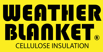 Bold text Weather Blanket sign